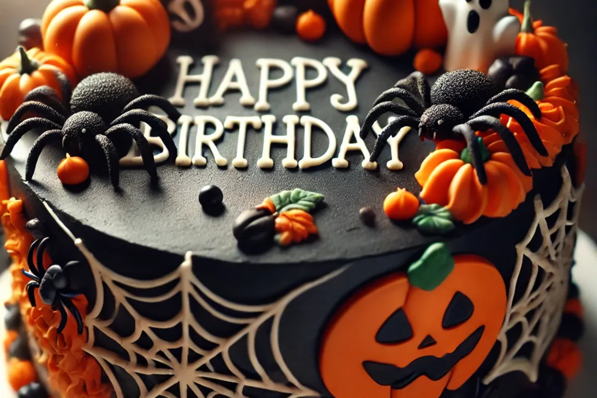 Halloween birthday cake2