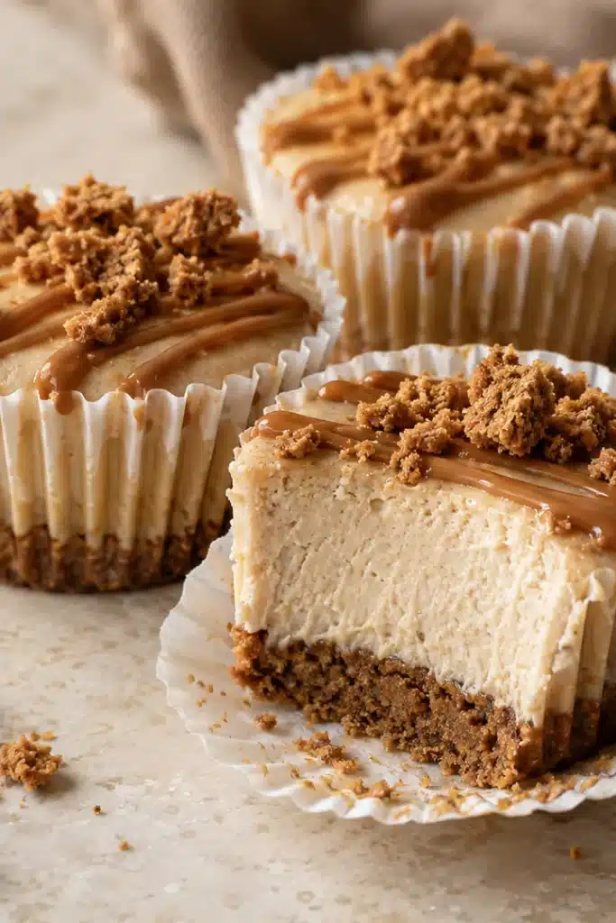 No-Bake Biscoff Mini Cheesecakes 2 No-Bake Biscoff Mini Cheesecakes